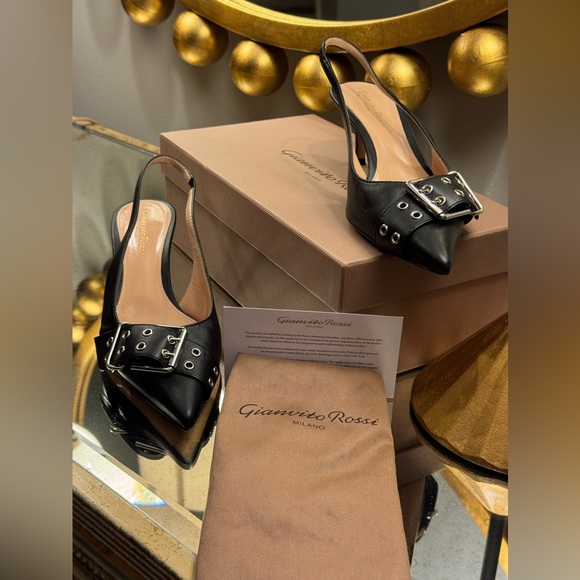 Gianvito Ross Milano Leith Slingback Pumps - Picture 5 of 11